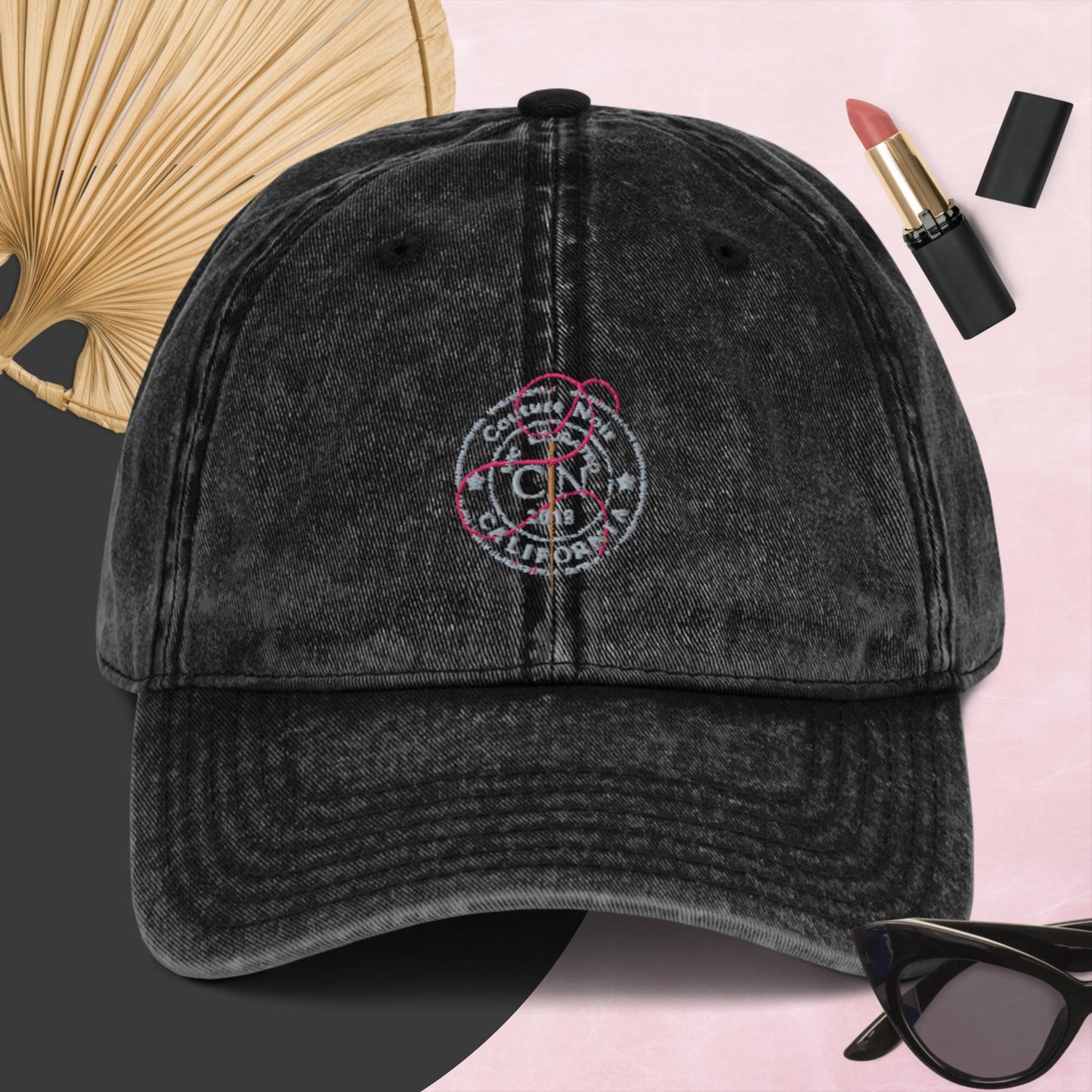 Vintage Cotton Twill Logo Cap