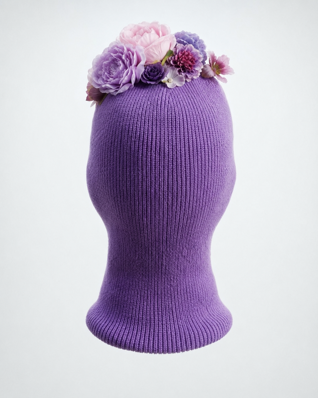 Lavender Floral Ski Mask/Balaclava